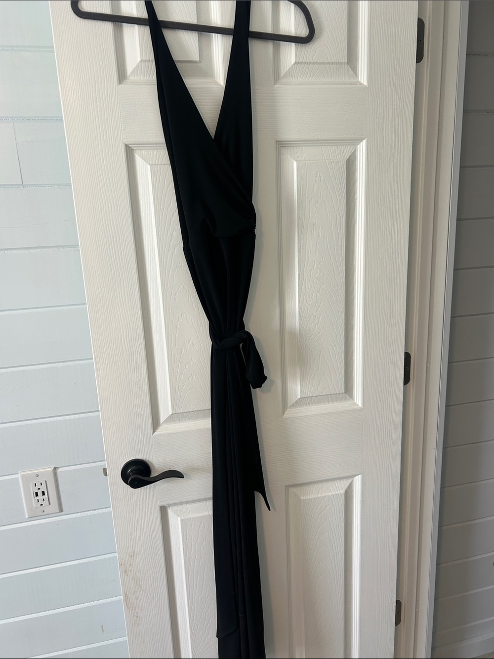 Black Women’s Wrap Maxi Dress